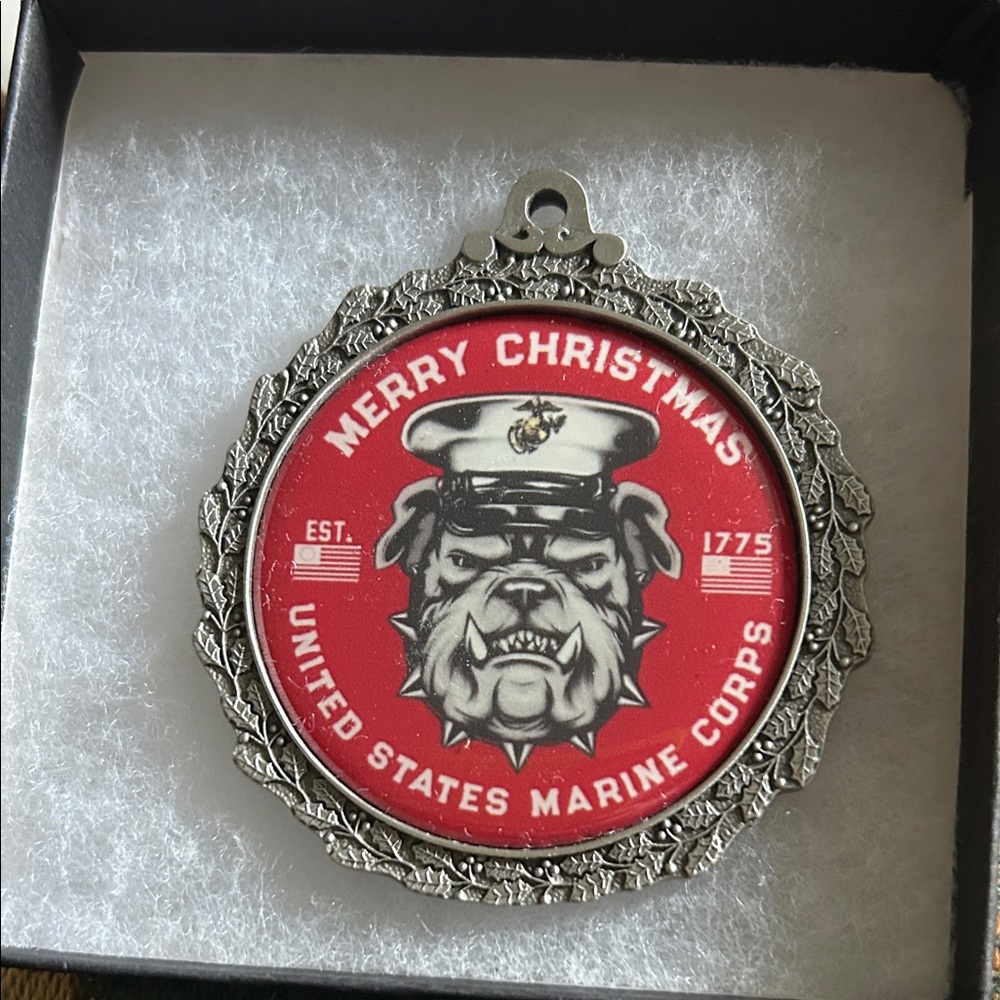 USMC Merry Christmas Ornament